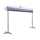 3m Schutzhülle für Stand Markisen 312x45cm PVC-TARP Gewebe 350g/m2 wasserdicht Salzwasserresistent langlebig