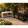 Metall Kaminholzregal Sitzbank 100 × 48 × 45 cm – Matt Schwarz, Industrial Design Holzlager SPA Bank Sitztruhe