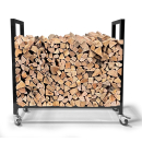 Metall Kaminholzregale Außen mit Rollen 65 x 65 /...
