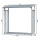 Aluminium Kaminholzregal Außen 185 x 70 x 185 cm Mit Wetterschutz Transparent, Pro - 40 mm Aluprofil, Grau, Wetterfest, Kapazität 2,3 m³ (3,5 SRM), XXL Garten Kaminholzunterstand Stapelhilfe