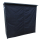 Metall Kaminholzregal Außen 185 x 70 x 185 cm Mit Wetterschutz Transparent, Pro - 40 mm Stahlprofil, Anthrazit, Wetterfest, Kapazität 2,3 m³ (3,5 SRM), XXL Garten Kaminholzunterstand Stapelhilfe