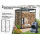 Wetterschutz Set Seitlich 66 x 108 cm, 2 Seiten für Kaminholzregal T/H 70 x 145 cm, PVC Transparent