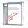 Wetterschutz Set Seitlich 66 x 108 cm, 2 Seiten für Kaminholzregal T/H 70 x 145 cm, PVC Transparent