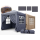 Faltpavillon 1,5 / 2 / 2,5 / 3 m - Grau / Braunbeige, Pop Up Pavillon mit Tragetasche