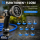 Automatic Hose Reel RollUp 15 m + 2 m, 180° Swivelling, Multi Spray Gun 10 Modes incl. AquaBlue Quality Hose, Garden Hose Wall Mount, Universal Connector