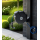 Automatic Hose Reel RollUp 15 m + 2 m, 180° Swivelling, Multi Spray Gun 10 Modes incl. AquaBlue Quality Hose, Garden Hose Wall Mount, Universal Connector