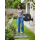 Automatic Hose Reel RollUp 15 m + 2 m, 180° Swivelling, Multi Spray Gun 10 Modes incl. AquaBlue Quality Hose, Garden Hose Wall Mount, Universal Connector