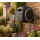 Automatic Hose Reel RollUp 15 m + 2 m, 180° Swivelling, Multi Spray Gun 10 Modes incl. AquaBlue Quality Hose, Garden Hose Wall Mount, Universal Connector
