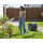 Automatic Hose Reel RollUp 15 m + 2 m, 180° Swivelling, Multi Spray Gun 10 Modes incl. AquaBlue Quality Hose, Garden Hose Wall Mount, Universal Connector