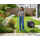 Erdspieß für Schlauchtrommel Halter Hallterung mit Universalkupplung Bodenanker Gartenschlauch aus Aluminium & verzinktem Stahl – stabiler Standfuß für Schlauchaufroller