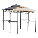 BBQ Grilpavillon 2,45 x 1,5 m