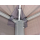 Rank Pavillon 3x4m Metall Garten Partyzelt Beigegrau RAL 7006