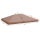 Rank Pavillon 3x4m Metall Garten Partyzelt Beigegrau RAL 7006
