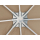 Rank Pavillon 3x3m Beigegrau Metallpavillon Polyester PVC beschichtet