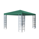 Rank Pavillon 3x3m Grün Metallpavillon Polyester PVC...