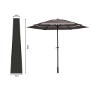 Protective Cover Black Length 165cm for Parasols up to...
