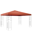 Replacement Roof for Rank Gazebo 3x3m Orange-Red