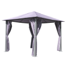 Replacement Roof for Garden Gazebo 3x3m Grey