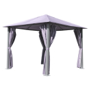 Replacement Roof for Garden Gazebo 3x3m Grey