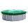 Winter Swimming Pool Cover Round 180g/m² for Poolsize 366 - 400cm Tarpaulin dimension ø 460cm Green
