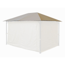 Replacement roof for garden pavilion 3x4m Beige antique pavilion roof replacement cover