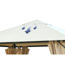 Replacement roof for garden pavilion 3x4m Beige antique pavilion roof replacement cover
