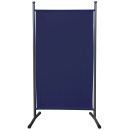 Paravent 180 x 78 cm Fabric Room Devider Garden Partition Wall Balcony Privacy Screen Blue