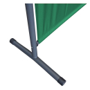 Paravent Outdoor Wetterfest 180 x 78 cm Grün | Raumteiler Stellwand Innen | Garten & Balkon Sichtschutz Blickdicht