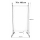 Paravent Outdoor Wetterfest 180 x 78 cm Grau | Raumteiler Stellwand Innen | Garten & Balkon Sichtschutz Blickdicht