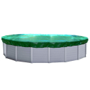 Winter Swimming Pool Cover Oval 180g/m² for Poolsize...