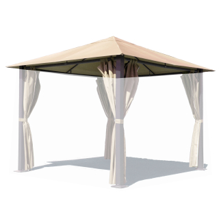 Replacement Roof for Garden Gazebo 3x3m Beige