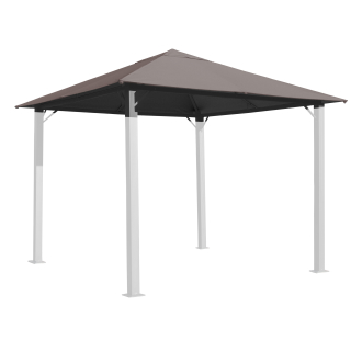 Replacement Roof for Garden Gazebo 3x3m Brown-Grey