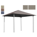 Replacement Roof for Garden Gazebo 3x3m Brown-Grey