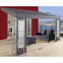 Rank Extension 3x4m Anthracite with Polyester Roof